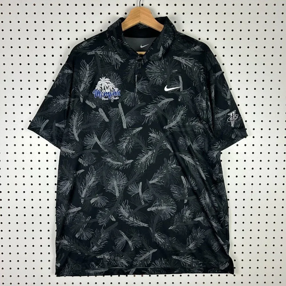 Nike 1 Cent Memphis Tigers‎ Polo Large Maui Floral 24-25  Penny Coach Sideline